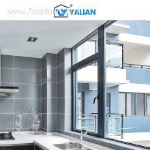 Casement Windows Double Glazing Swing Style Aluminum Alloy
